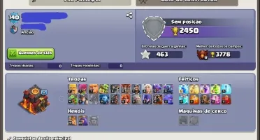CONTA CLASH OF CLANS CV10 FULL