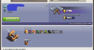 CONTA CLASH OF CLANS CV10 FULL