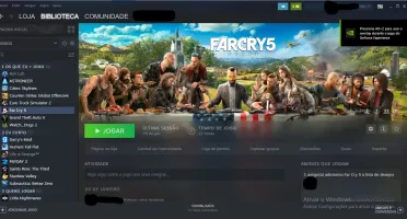 Conta STEAM com diversos jogos