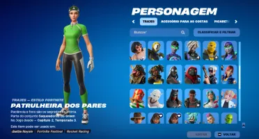 CONTA FORTNITE 76 Skins, 106 Picaretas e muitos mais