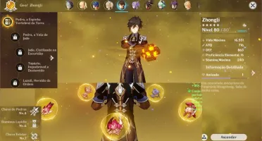 CONTA GENSHIN IMPACT /AR 52/ KEQING/MONA/ZHONGLI+1/ N.A.