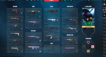 Conta Lol/Valorant 3 Facas, 2 Vandals. R$3180.12 Reais Gasto