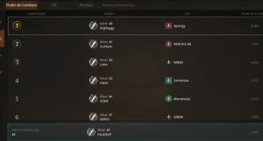 Guerreiro Mirm, bem cashada e upada