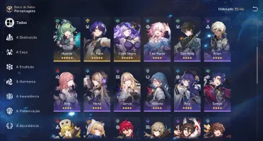 Honkai Star Rail - conta endgame c/ 21 5✯