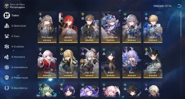 Honkai Star Rail - conta endgame c/ 21 5✯