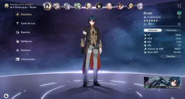 Honkai Star Rail - conta endgame c/ 21 5✯