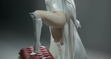 Emma Frost 3D - Arquivo .Stl Para Impressão 3D