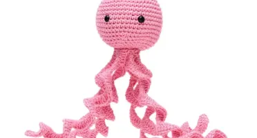 Polvo Newborn Pink Amigurumi