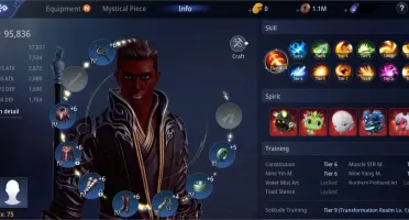 Lanceiro lvl 75 - 95 k de poder(sem clan)- 5 Pets Épicos
