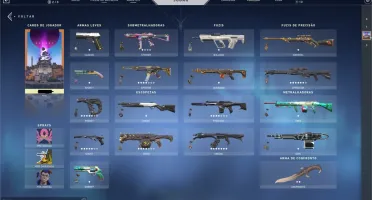 Valorant - Coleção ancifogo completa + algumas outras skins