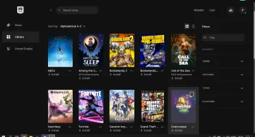 conta epic games 21 jogos incluindo gta5