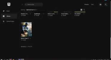 conta epic games 21 jogos incluindo gta5
