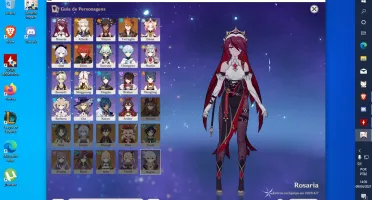 Chield+Rosária+Albedo+Diluc+QiQi + ARMAS 5 Stars +