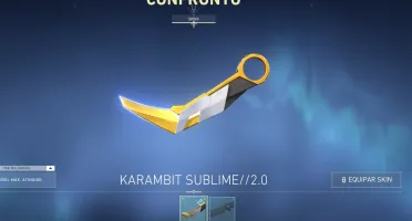 Conta valorant KARAMBIT