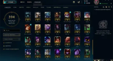 Conta Prata 1 + 92 Campeões + Troca de Nick