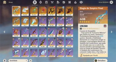 AR58: 13 Personagens 5 Estrelas+10 Armas 5 Estrelas