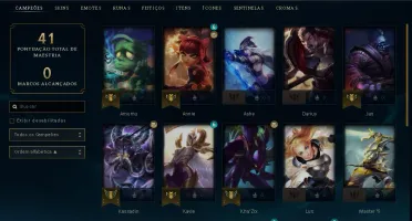 CONTA DE LEAGUE OF LEGENDS SEM EMAIL VERIFICADO