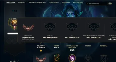 Conta bronze 3 com 90 Champs e 34 Skins + 3 Fragmentos