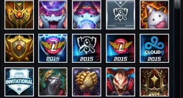 V> Conta de lol, Elo Ouro V, com mais de 100 skins
