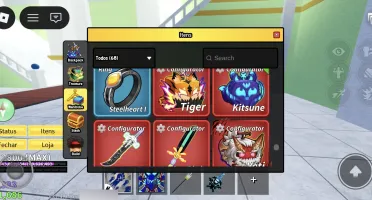 Conta de blox fruits full praticamente