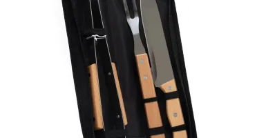 Kit Churrasco 3 Peças com Estojo