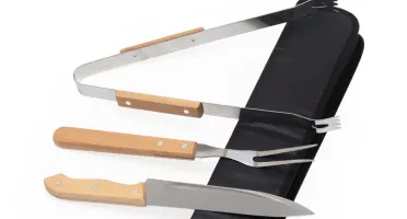 Kit Churrasco 3 Peças com Estojo