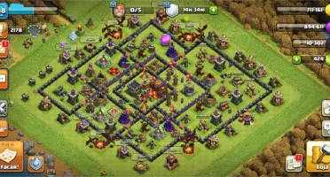 CLASH OF CLANS - CV10 - 5 CONSTRUTORES (TROCA NOME)