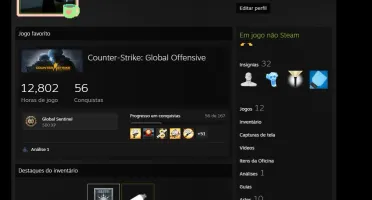 CS:GO Prime nivel 50 + broche office + 12k800 horas CSGO!