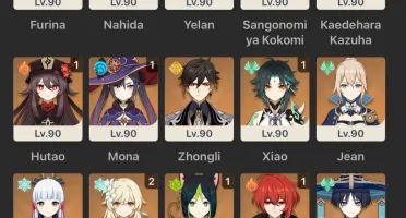 Conta Genshin Impact full End Game