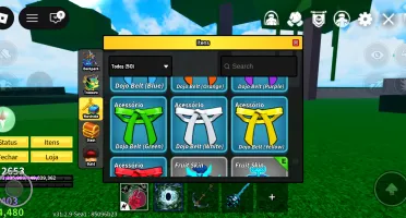Conta de Blox fruts muito upada é gemada