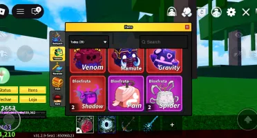 Conta de Blox fruts muito upada é gemada