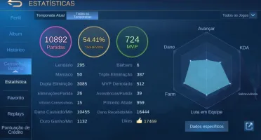 CONTA MOBILE LEGENDS COM 90 HEROIS E 10K DE PARTIDAS