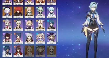 GENSHIN IMPACT AR 56 / 9 PERSONAGENS 5 STAR.