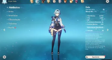 GENSHIN IMPACT AR 56 / 9 PERSONAGENS 5 STAR.