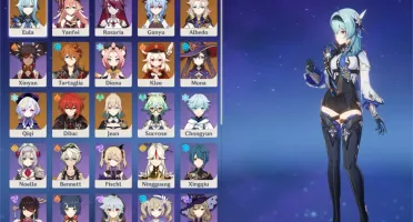 GENSHIN IMPACT AR 56 / 9 PERSONAGENS 5 STAR.
