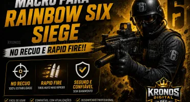 Macro para Rainbow Six Siege - No Recuo e rapid fire!!