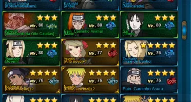 Conta naruto Online 700k de fc, com ninjas limitados.