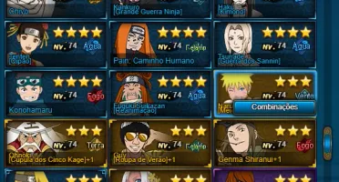Conta naruto Online 700k de fc, com ninjas limitados.