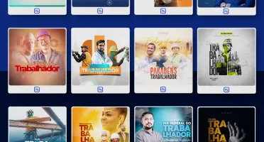 Pack 200 Artes editáveis Dia do trabalhador – Photoshop psd