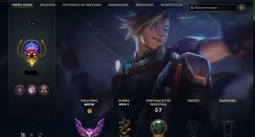 Conta de lol Mestre 60% Winrate