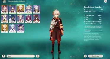 Genshin Impact Conta com Kazuha, Atlas Celestial