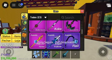Conta blox fruits