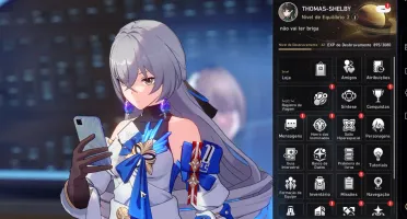 conta honkai star rail com dan heng IL, bronya, blade e welt
