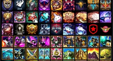 CONTA LOL - TODOS OS CAMPEÕES + 46 SKINS + 74 ÍCONES + GOLD