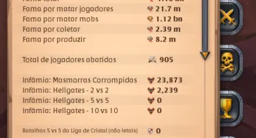 Conta Albion 1.16B De Fama