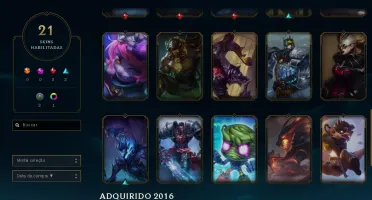 Conta Prata 2 com skins emissárias