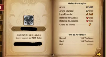 CONTA GLOBAL SUMMONERS WARS