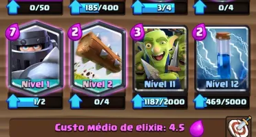 CONTA DE CLASH ROYALE LIGA 1