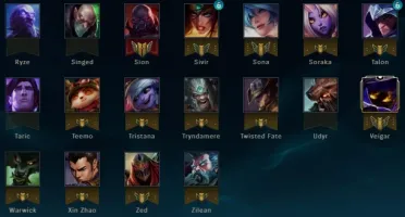 ACC LV50 P/4 +48 Champ +6 skins +7 EMT 7 snt +30ICN era gold