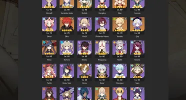 Conta Genshin Ar56 /12X5★/ Kazuha + Bis/ Mapa 100%- End Game